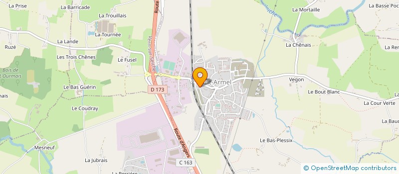 localisation de l'entreprise EMA  SAINT-ARMEL