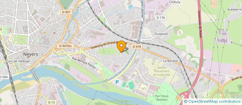 localisation de l'entreprise EMA à NEVERS