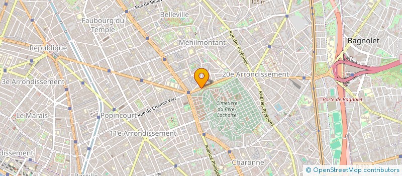 localisation de l'entreprise EMA  PARIS