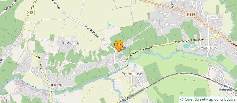 localisation de l'entreprise EMA  POMMEUSE