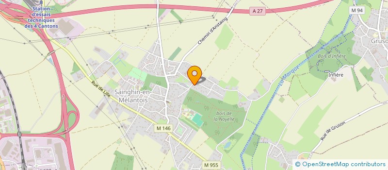 localisation de l'entreprise EMA  SAINGHIN-EN-MELANTOIS