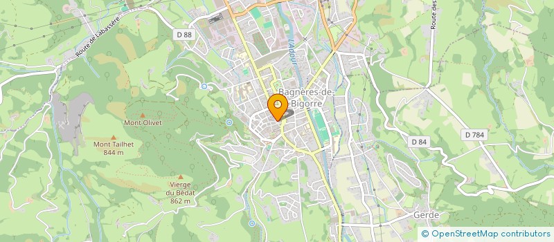 localisation de l'entreprise EMA  BAGNERES-DE-BIGORRE