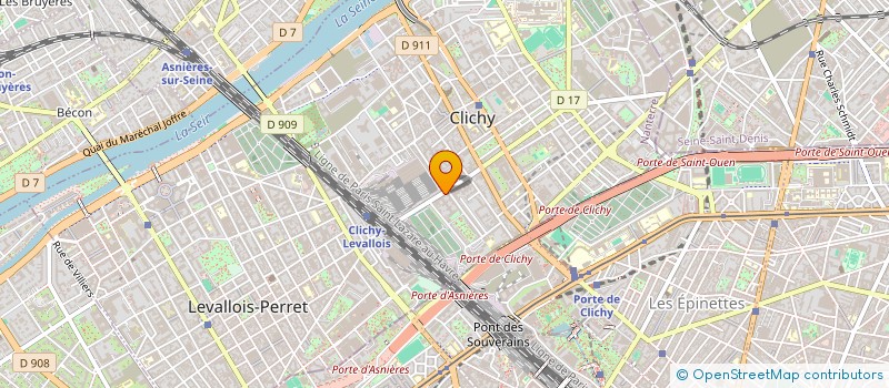 localisation de l'entreprise EMA-BAT à CLICHY