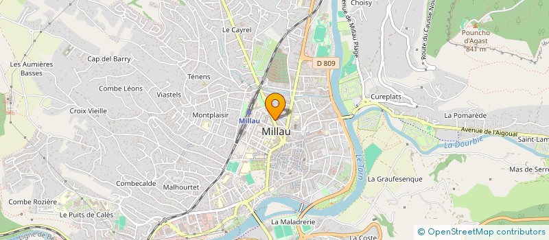 localisation de l'entreprise EMA CONSEIL à MILLAU
