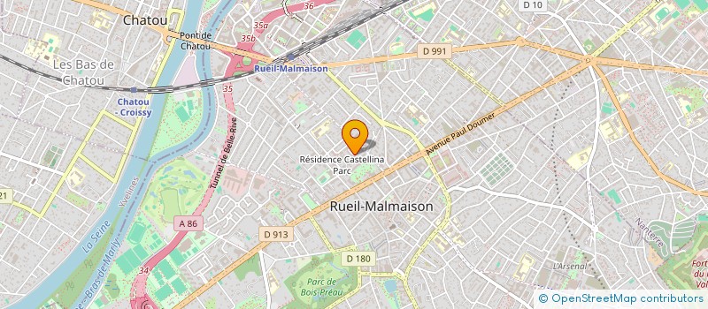localisation de l'entreprise EMA CONSEILS à RUEIL-MALMAISON