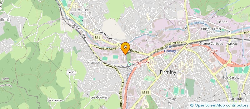 localisation de l'entreprise EMA-DESIGN à FRAISSES