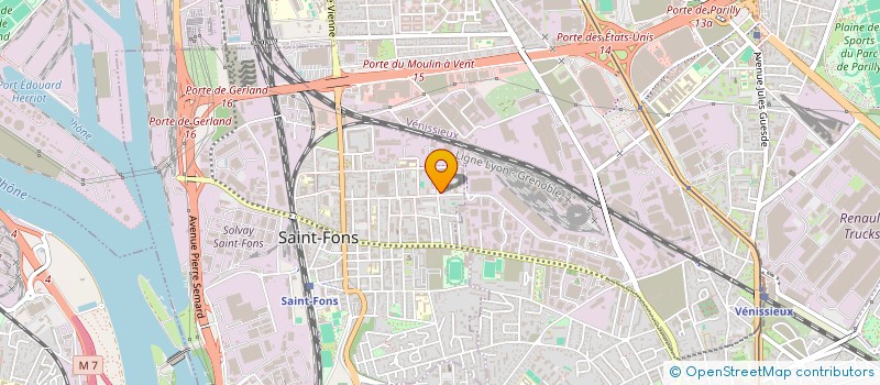 localisation de l'entreprise EMA DESIGN  SAINT-FONS