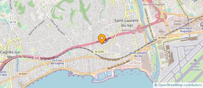 localisation de l'entreprise EMA'DOM  SAINT-LAURENT-DU-VAR