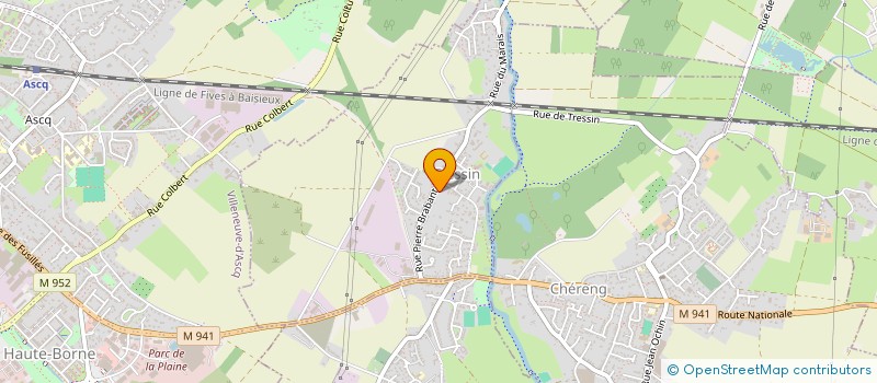 localisation de l'entreprise EMA ELIE  TRESSIN