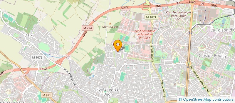 localisation de l'entreprise EMA FORMATION  FONTAINE-LES-DIJON