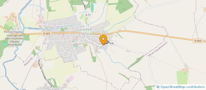 localisation de l'entreprise EMA GESTION  COURCELLES-CHAUSSY