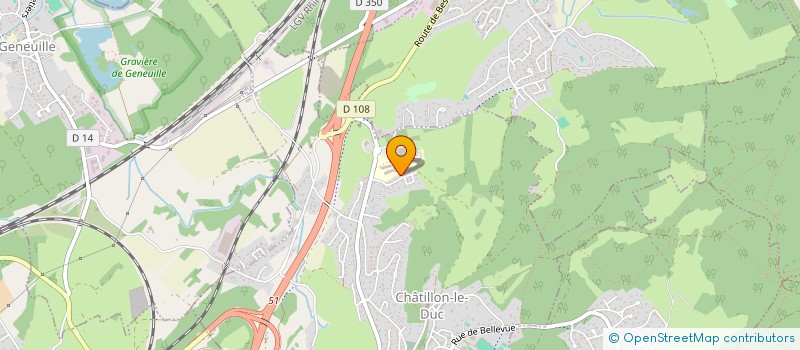 localisation de l'entreprise EMA-IMMO à CHATILLON LE DUC