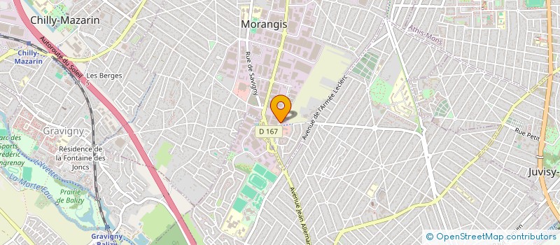 localisation de l'entreprise EMA IMMOBILIER  MORANGIS