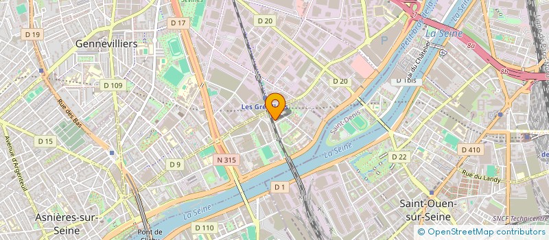 localisation de l'entreprise EMA IT CONSULTING à ASNIERES-SUR-SEINE