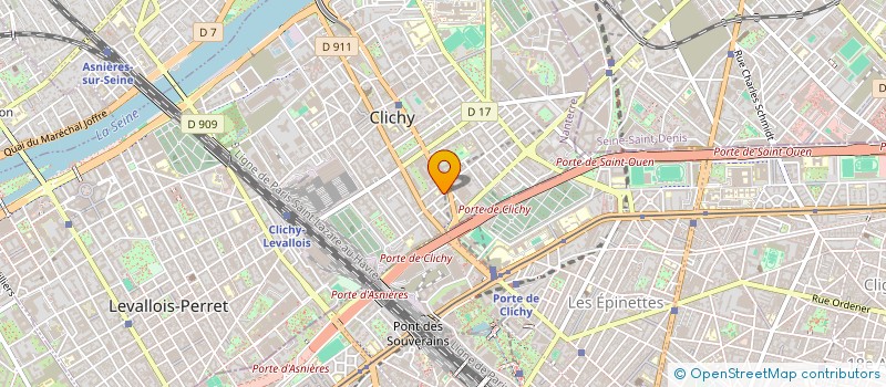 localisation de l'entreprise EMA MOVING ON à CLICHY