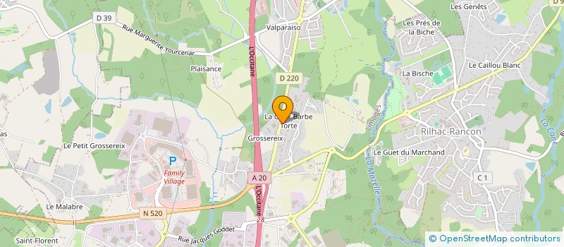 localisation de l'entreprise EMA PUB.COM à LIMOGES