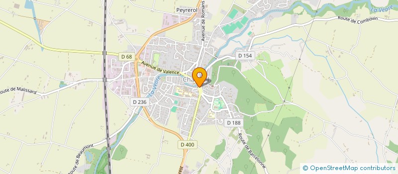 localisation de l'entreprise EMA-S.G. à CHABEUIL