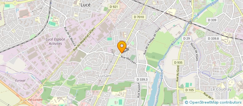 localisation de l'entreprise EMA SARL à LUISANT