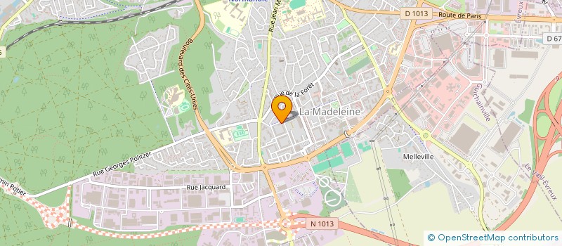 localisation de l'entreprise EMA SARL à EVREUX