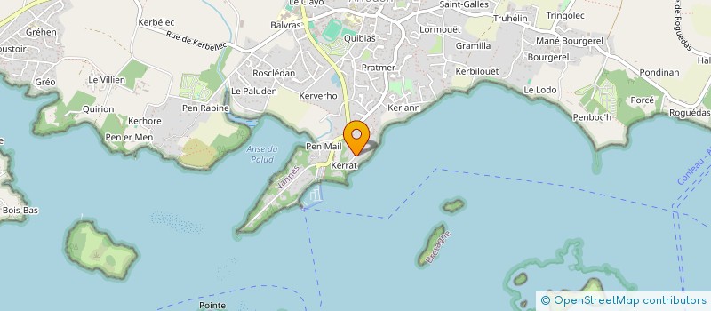 localisation de l'entreprise EMA2B  ARRADON