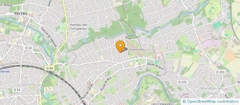 localisation de l'entreprise EMAB  BRUNOY