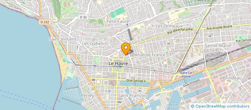 localisation de l'entreprise EMABEL  LE HAVRE