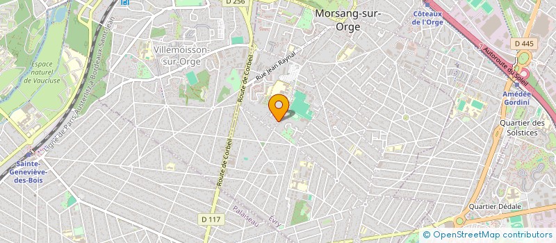 localisation de l'entreprise EMAC  MORSANG-SUR-ORGE