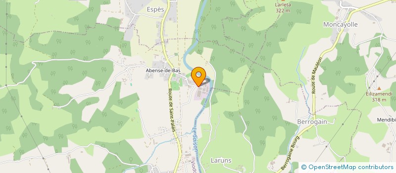 localisation de l'entreprise EMAC BIHARKO à VIODOS-ABENSE-DE-BAS