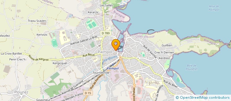 localisation de l'entreprise EMACO à PAIMPOL