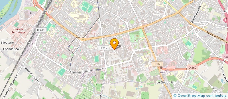 localisation de l'entreprise EMACORPS à ANGERS