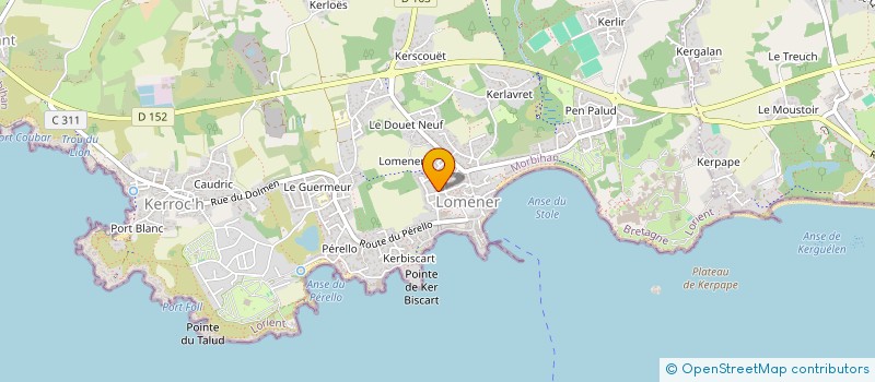 localisation de l'entreprise EMACY  PLOEMEUR