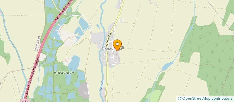 localisation de l'entreprise EMAD BOURGOGNE à ARCEAU