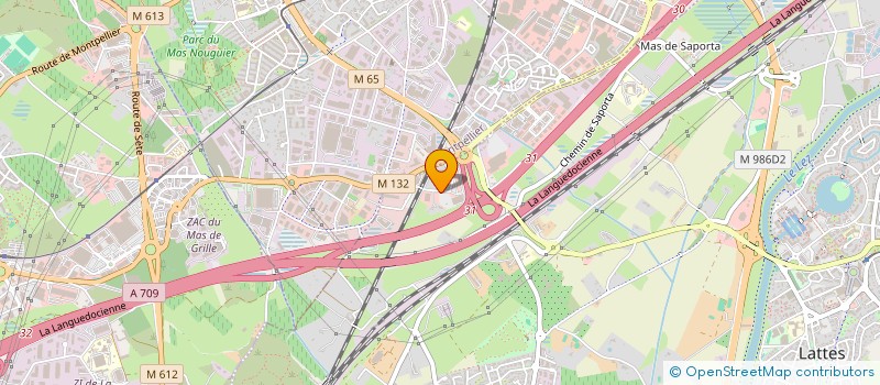 localisation de l'entreprise EMAD ENR à LATTES