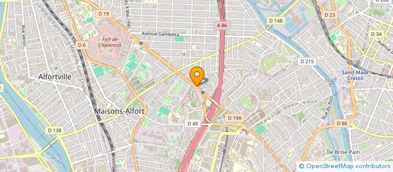 localisation de l'entreprise EMAD IMMOBILIER à MAISONS-ALFORT