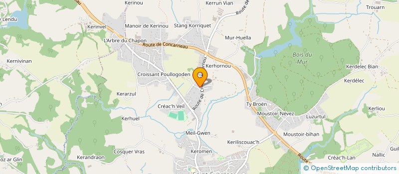 localisation de l'entreprise EMADENTAIRE  SAINT-EVARZEC