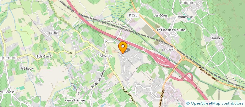 localisation de l'entreprise EMADRENY  MYANS