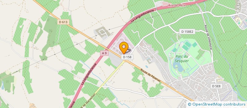 localisation de l'entreprise EMAE à MEZE