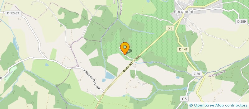 localisation de l'entreprise EMAEL  COCUMONT