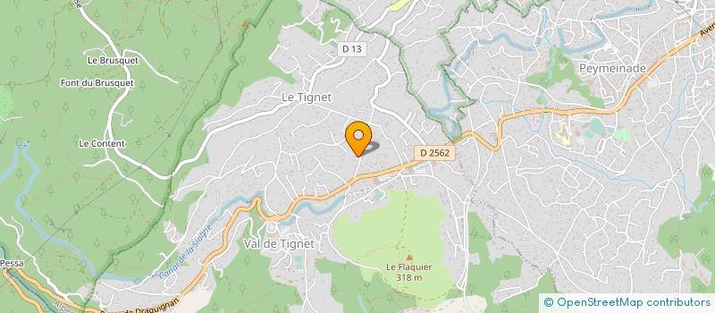 localisation de l'entreprise EMAES à LE TIGNET