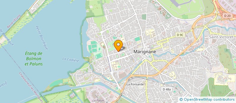 localisation de l'entreprise EMAGAN  MARIGNANE