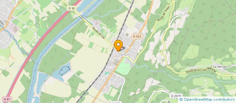 localisation de l'entreprise EMAGIC  CRETS EN BELLEDONNE