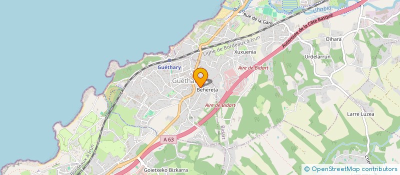 localisation de l'entreprise EMAGIMMO  GUETHARY