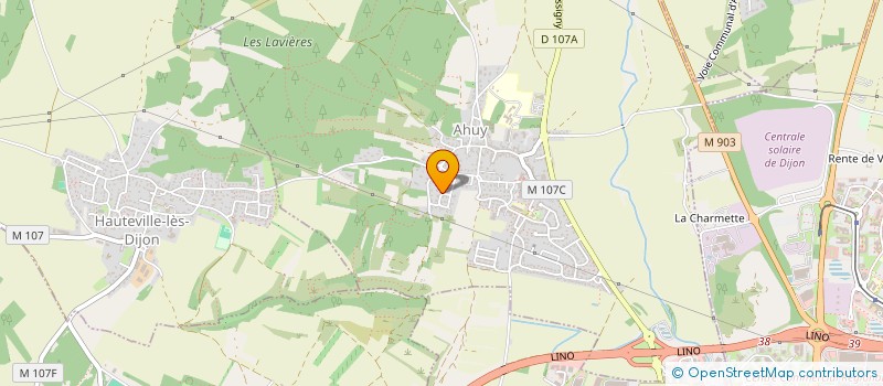 localisation de l'entreprise EMAGIS  AHUY