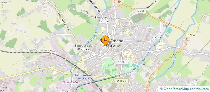 localisation de l'entreprise EMAI à SAINT-AMAND-LES-EAUX