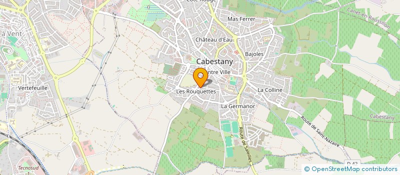 localisation de l'entreprise EMAIL CATALAN SARL  CABESTANY