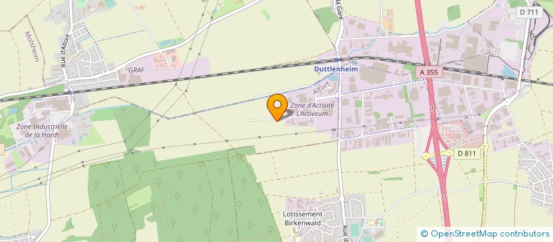 localisation de l'entreprise EMAILLERIE ALSACIENNE  ALTORF