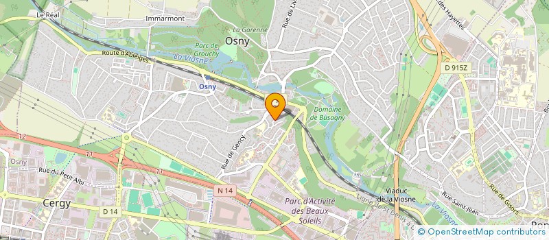 localisation de l'entreprise EMAJEIN  OSNY