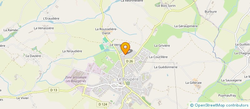 localisation de l'entreprise EMAJICE  LE BOUPERE