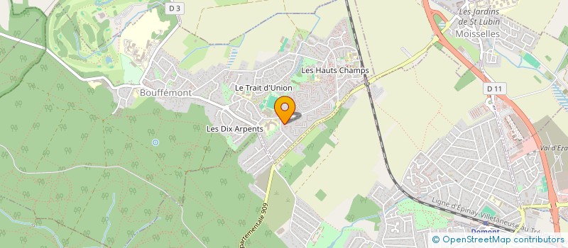 localisation de l'entreprise EMAK  BOUFFEMONT