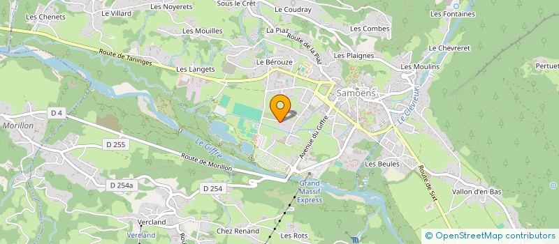 localisation de l'entreprise EMAK  SAMOENS